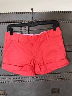 Lilly Pulitzer Pink Coral Roll-Cuff Shorts
